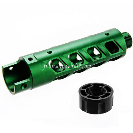 Narcos Airsoft CNC Aluminum Avant Canon Kit (Type 8) Convient pour Action Army AAP01 Série GBB Pistolet