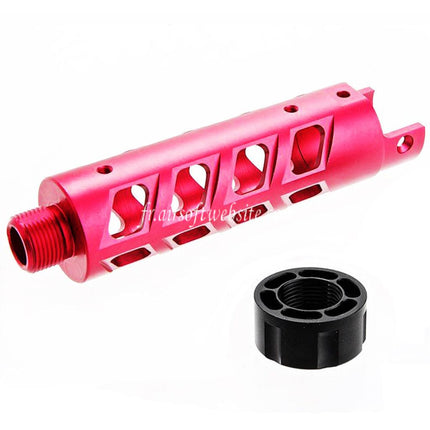 Narcos Airsoft CNC Aluminum Avant Canon Kit (Type 8) Convient pour Action Army AAP01 Série GBB Pistolet