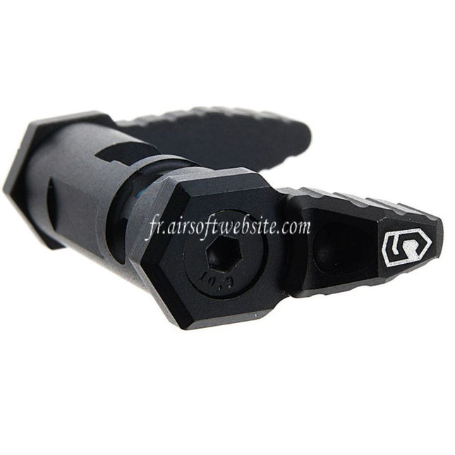 Revanchist Airsoft 60 Degré Ambidextre Sélecteur Convient pour Tokyo Marui M4 MWS Série GBB Fusils Noir