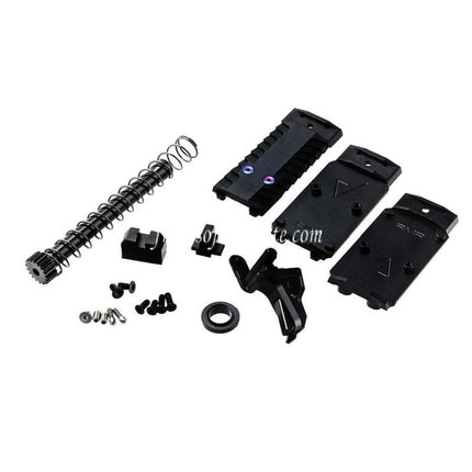 RWA Agency Arms CNC Aluminum P320 Peacekeeper Slide Set Suitable for SIG AIR ProForce P320 XCarry M17 M18 Series GBB Airsoft Pistol