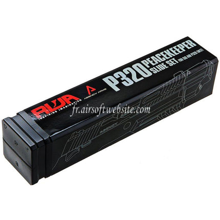 RWA Agency Arms CNC Aluminum P320 Peacekeeper Slide Set Suitable for SIG AIR ProForce P320 XCarry M17 M18 Series GBB Airsoft Pistol