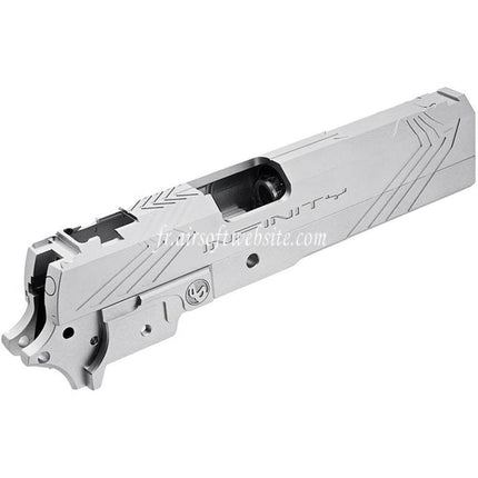 Tiger Soul CNC Aluminum INF Venom Mid-Frame Slide Set Suitable for Toyko Marui Hi-Capa Series GBB Airsoft Pistol