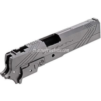 Tiger Soul CNC Aluminum INF Venom Mid-Frame Slide Set Suitable for Toyko Marui Hi-Capa Series GBB Airsoft Pistol