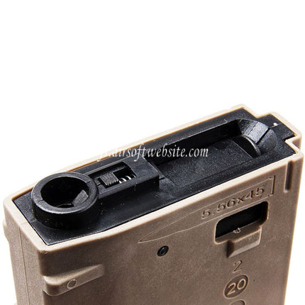 ARCTURUS DMAG 350 Schuss Hi-Cap Flash Magazin passend für M4 M16 Serie AEG Airsoft Gewehr