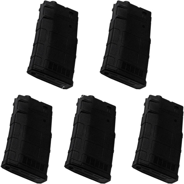ARES 5 Pièces 130 Billes Mid-Cap Chargeur Convient pour ARES AR308 SR25 M110 Série AEG Fusil Airsoft