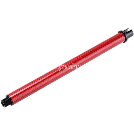 Dr. Black Light Carbon Fiber 12 Zoll Außenlauf -14mm CCW passend für Tokyo Marui M4 Serie MWS GBB Airsoft Gewehr