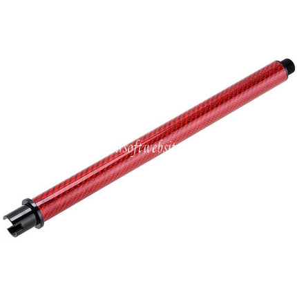 Dr. Black Light Carbon Fiber 12 Zoll Außenlauf -14mm CCW passend für Tokyo Marui M4 Serie MWS GBB Airsoft Gewehr