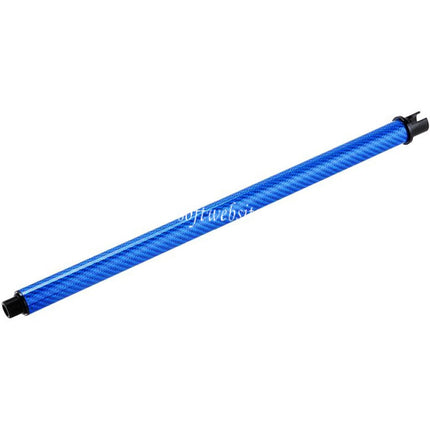 Dr. Black Léger Carbone Fibre 14 Pouces Canon Extérieur -14mm CCW sens antihoraire Convient pour Tokyo Marui M4 Série MWS GBB Fusil Airsoft