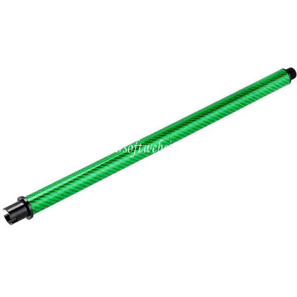 Dr. Black Léger Carbone Fibre 14 Pouces Canon Extérieur -14mm CCW sens antihoraire Convient pour Tokyo Marui M4 Série MWS GBB Fusil Airsoft