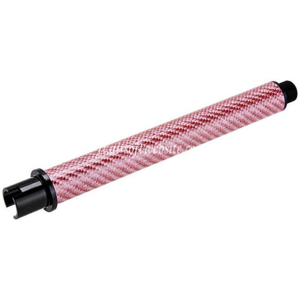 Dr. Black Léger Carbone Fibre 7 Pouces Canon Extérieur -14mm CCW sens antihoraire Convient pour Tokyo Marui M4 Série MWS GBB Fusil Airsoft