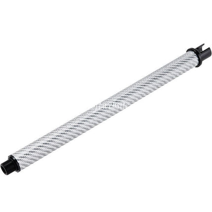 Dr. Black Léger Carbone Fibre 9 Pouces Canon Extérieur -14mm CCW sens antihoraire Convient pour Tokyo Marui M4 Série MWS GBB Fusil Airsoft