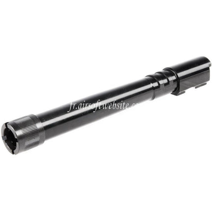 KJ Works Canon Extérieur avec Couvre-filet -14mm CCW sens antihoraire Fileté Convient pour ASG CZ Shadow 2 GBB Pistolet Airsoft