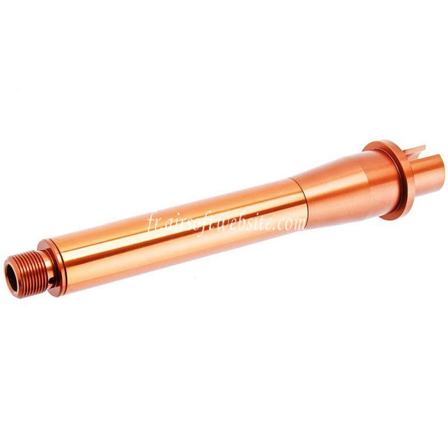 Revanchist Airsoft 6.5 Pouces Aluminium Canon Extérieur avec 0.5 Pouce Barrel Extension -14mm CCW sens antihoraire Convient pour Tokyo Marui M4 Série MWS GBB Fusil Airsoft