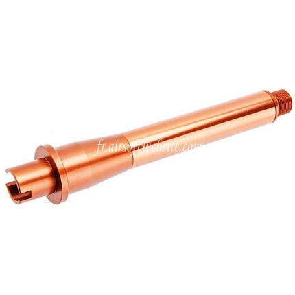 Revanchist Airsoft 6.5 Pouces Aluminium Canon Extérieur avec 0.5 Pouce Barrel Extension -14mm CCW sens antihoraire Convient pour Tokyo Marui M4 Série MWS GBB Fusil Airsoft