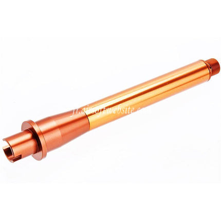 Revanchist Airsoft 7.5 Inch Aluminum Outer Barrel with 0.5 Inch Barrel Extension -14mm CCW Counter Clockwise Suitable for Tokyo Marui M4 Series MWS GBB Airsoft Rifle