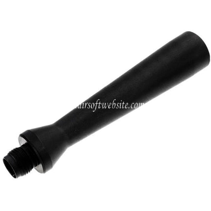 Revanchist Airsoft 100mm Ultra-Lightweight Aluminum Outer Barrel -14mm CCW with Threaded Adapter Fits Novritsch SSP5 Series GBB Pistol