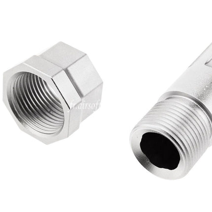 RWA Agency Arms CNC Aluminum Mid-Line Threaded Outer Barrel -14mm CCW Counter-Clockwise Suitable for Tokyo Marui G17 Gen3 GBB Airsoft Pistol