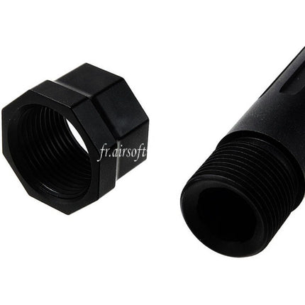 RWA Agency Arms CNC Aluminum Mid-Line Threaded Outer Barrel -14mm CCW Counter-Clockwise Suitable for Tokyo Marui G17 Gen3 GBB Airsoft Pistol