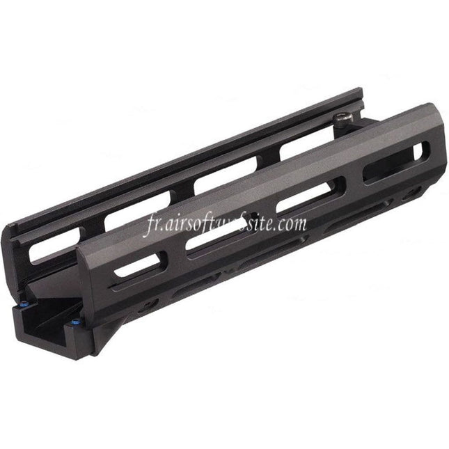 Hephaestus 6.5 Pouces 160mm CNC Aluminum M-LOK Garde-Main Convient pour GHK LCT AKS-74U Série AEG GBB Fusil Airsoft Noir