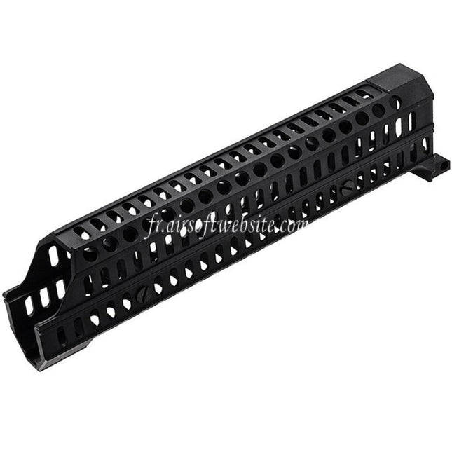 LCT 280mm Aluminum ZSPORT-12 Rail de Garde-Main Convient pour LCT LCK-12 LCK-15 LCK-19 ZK-12 ZK-12U AK12 Série AEG Fusil Airsoft Noir