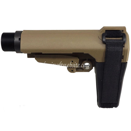 CYMA CGS SBT Style SBA3 Crosse stabilisatrice Set avec Tube à 6-Positions Convient pour CYMA CGS Tokyo Marui M4 Série MWS GBB Fusil