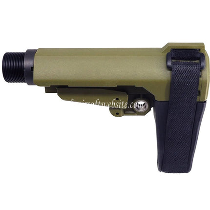 CYMA CGS SBT Style SBA3 Crosse stabilisatrice Set avec Tube à 6-Positions Convient pour CYMA CGS Tokyo Marui M4 Série MWS GBB Fusil