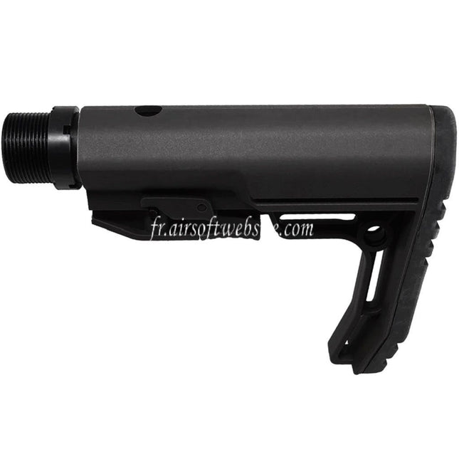 CYMA CGS MFT BMSMIL Style Minimaliste Crosse avec Tube de Ccourt à 5-Positions Convient pour CYMA CGS Tokyo Marui M4 Série MWS GBB Fusil