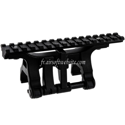 VFC Old School Picatinny Rail Claw Montage Convient pour Umarex (Elite Force) H&K MP5 G3 HK53 Série GBB Fusil Airsoft Noir