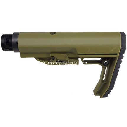 CYMA CGS MFT BMSMIL Style Minimaliste Crosse avec Tube de Ccourt à 6-Positions Convient pour CYMA CGS Tokyo Marui M4 Série MWS GBB Fusil