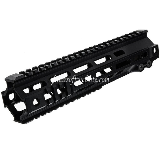 Z-Parts Aluminum 260mm 10 Pouces MK4 M-LOK Rail de Garde-Main avec Barrel Nut Convient pour Tokyo Marui M4 Série MWS GBB Fusil Airsoft Noir
