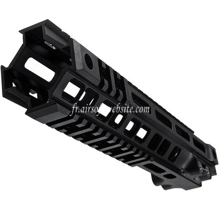 Z-Parts Aluminum 260mm 10 Pouces MK4 M-LOK Rail de Garde-Main avec Barrel Nut Convient pour Tokyo Marui M4 Série MWS GBB Fusil Airsoft Noir