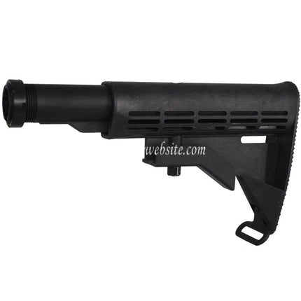 CYMA LE Rétractable Crosse avec Tube à 6-Positions Convient pour M4 Série AEG Fusil Noir