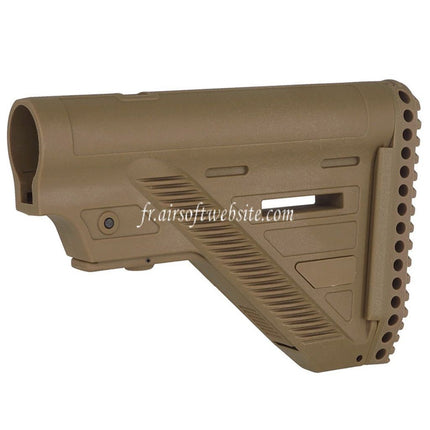 Guns Modify GM HK416 A5 Style Polymère Mince Crosse Convient pour VFC Umarex H&K HK416 A5 Série GBB Fusils Airsoft
