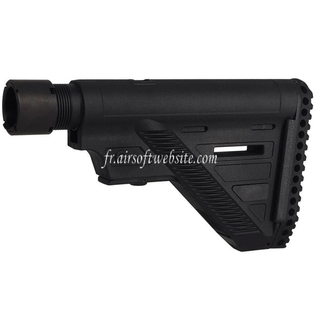 Guns Modify GM HK416 A5 Style Polymère Mince Crosse avec 6-Position Crosse Tube Convient pour VFC Umarex H&K HK416 A5 Série GBB Fusils Airsoft