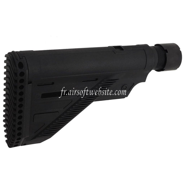 Guns Modify GM HK416 A5 Style Polymère Mince Crosse avec 6-Position Crosse Tube Convient pour VFC Umarex H&K HK416 A5 Série GBB Fusils Airsoft