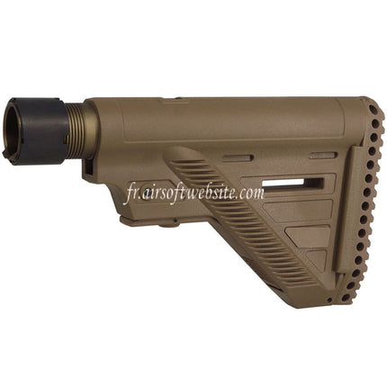 Guns Modify GM HK416 A5 Style Polymer Slim Schaft mit 6-Positionen-Schaftrohr passend für VFC Umarex H&K HK416 A5 Serie GBB Airsoft Gewehre