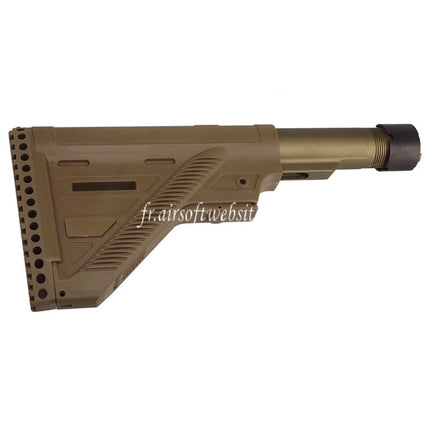 Guns Modify GM HK416 A5 Style Polymer Slim Schaft mit 6-Positionen-Schaftrohr passend für VFC Umarex H&K HK416 A5 Serie GBB Airsoft Gewehre