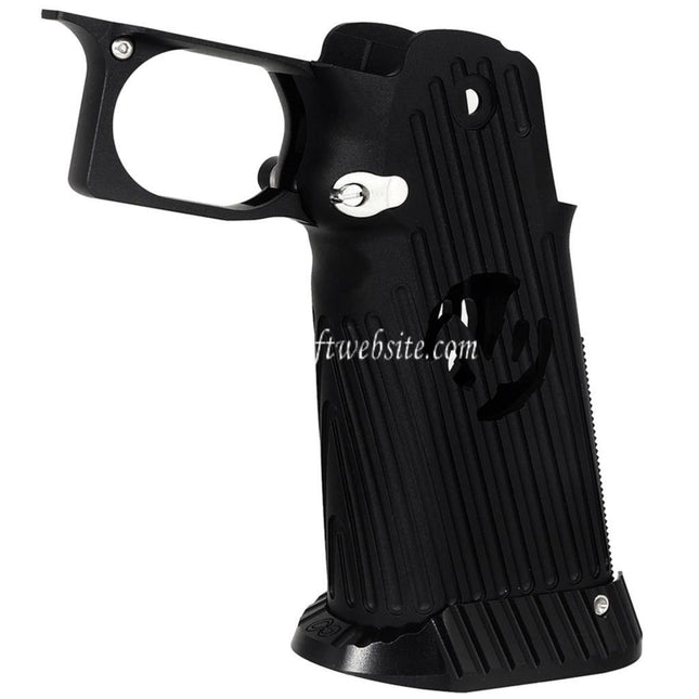 5KU CNC Aluminum Pistolet Poignée Le Châssis Ensemble Infinity Style Type-4 Convient pour Tokyo Marui Hi-Capa 5.1 4.3 Série GBB Pistolet Airsoft