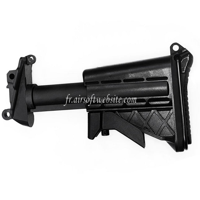 VFC Collapsible Crosse Kit Convient pour VFC MK48 MOD1 AEG Machine Gun Fusil Airsoft Noir