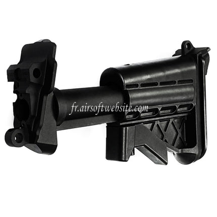 VFC Collapsible Crosse Kit Convient pour VFC MK48 MOD1 AEG Machine Gun Fusil Airsoft Noir