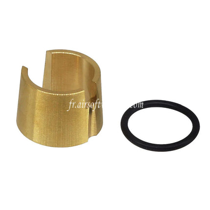 C&C TAC CNC Barrel Extension Convient pour Tokyo Marui M4 Série MTR MWS GBB Fusil Airsoft Or