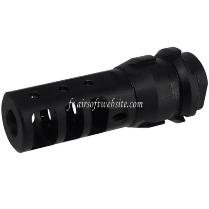 PTS Dead Air KeyMo Frein de Bouche Cache-Flamme Convient pour -14mm CCW sens antihoraire Canon Fusil Airsoft