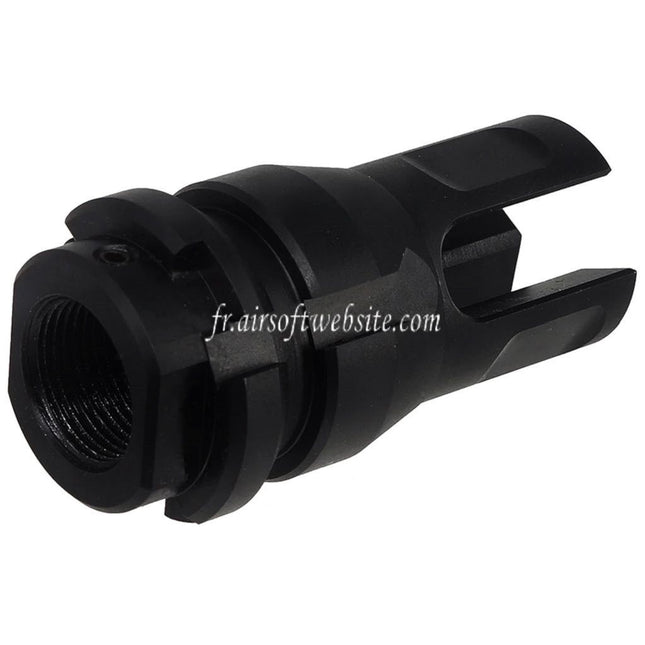 PTS Dead Air KeyMicro Frein de Bouche Convient pour -14mm CCW sens antihoraire Canon Fusil Airsoft