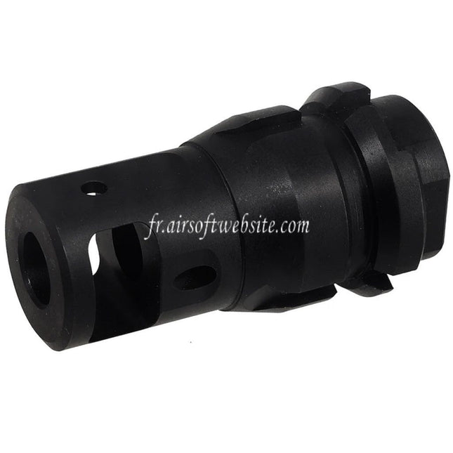PTS Dead Air KeyMicro Frein de Bouche Cache-Flamme Convient pour -14mm CCW sens antihoraire Canon Fusil Airsoft
