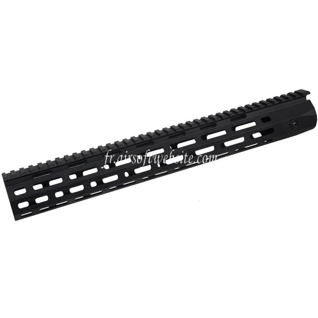 DOUBLE BELL 14.5 Pouces M-LOK Garde-Main Rail Système Convient pour DOUBLE BELL SR25 DMR Série AEG Fusils Airsoft Noir
