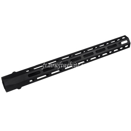DOUBLE BELL 14.5 Inch M-LOK Handguard Rail System Suitable for DOUBLE BELL SR25 DMR Series AEG Airsoft Rifles Black