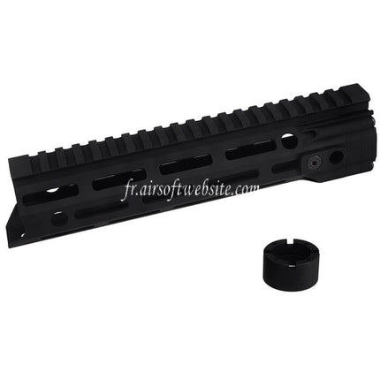 APS EMG Daniel Defense MFR 9 Pouces M-LOK Rail de garde-main Convient pour APS EMG Tokyo Marui M4 M16 Série AEG Fusils Airsoft Noir