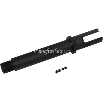 BBT CNC Stahl Außenlauf -14mm CCW Linksgewinde Passend für KRYTAC Kriss Vector Serie AEG GBB SMG Airsoft Gewehr Schwarz