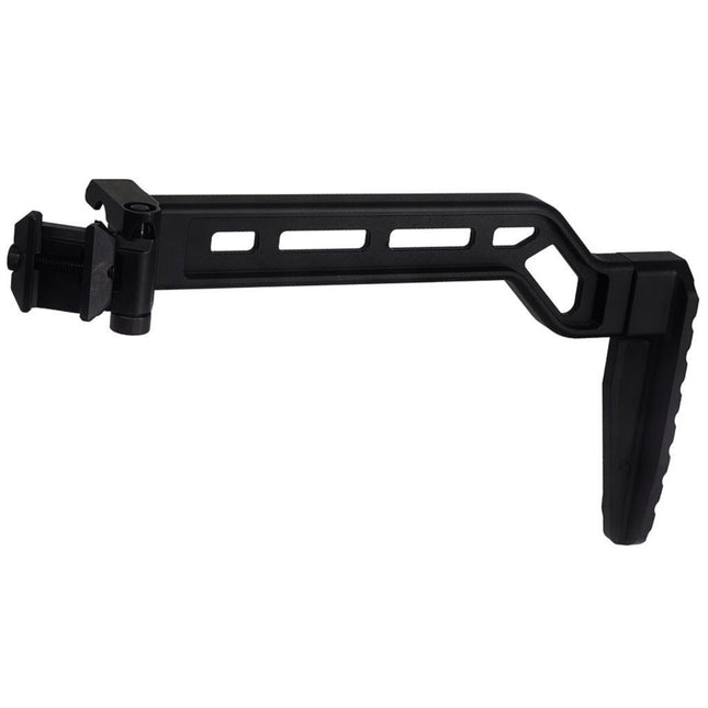 5KU Aluminum Tactical Picatinny Montage Modular Pliable Crosse Convient pour 20mm Picatinny Crosse Adaptateur Fusil Airsoft Noir