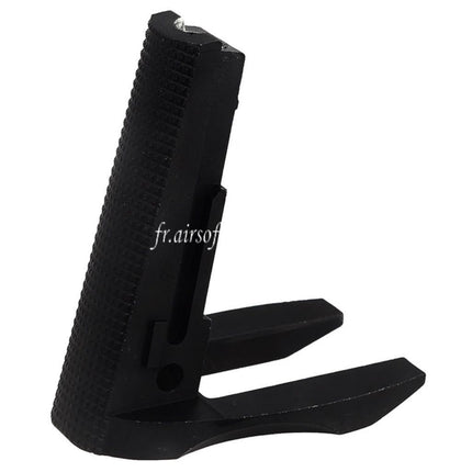 DOUBLE BELL Aluminum Main Spring Housing 701 Fits for DOUBLE BELL M1911 Series GBB Airsoft Pistol Black